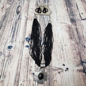 Statement Necklace & Earring Set NWT